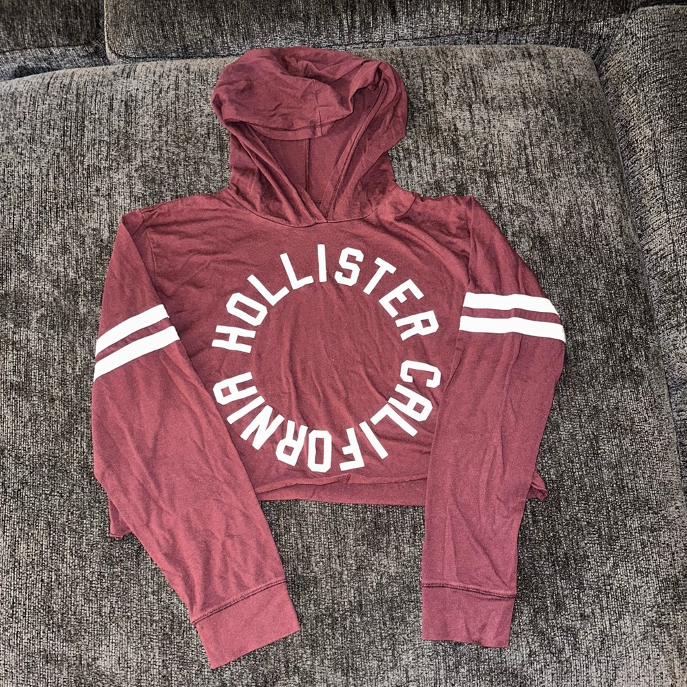 Large crop hoodie